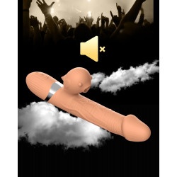 Wibrator-Basia Thtusting Vibrator 2 in 1 Tongue Vibrators USB